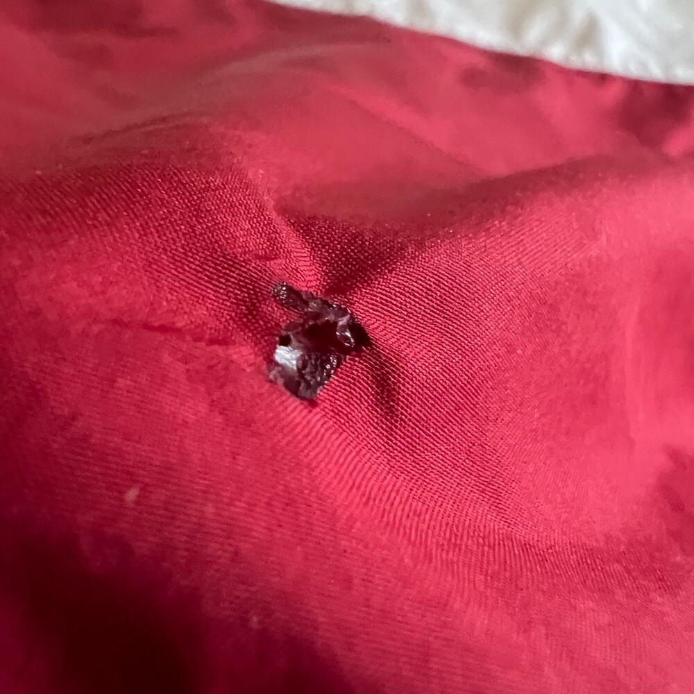 Nike Windrunner Hooded Windbreaker Jacket Red White Burgundy Small - Picture 16 of 16